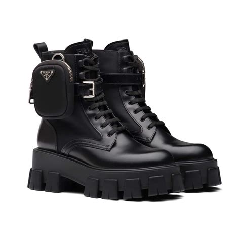 black and green prada boots|nylon prada boots women.